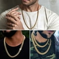 thumbnail image 4 of New Arrival 6mm-18mm Any Length 316L Stainless Steel Miami Curb Cuban Chain Necklace for Men & Women Gift Crystal Lock, 4 of 6