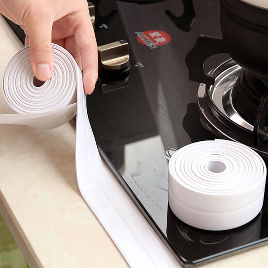 Kitchen Bathroom Bathtub Sink Counter Sticker Sealing Sealant Tape Waterproof Door Window Slit Strip
