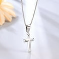 thumbnail image 3 of TINGN Cross Necklace Gifts for Women Stainless Steel Cross Necklace Valentines Day Gifts for Her Mothers Day Christmas Religious Confirmation Gifts for Her, 3 of 7