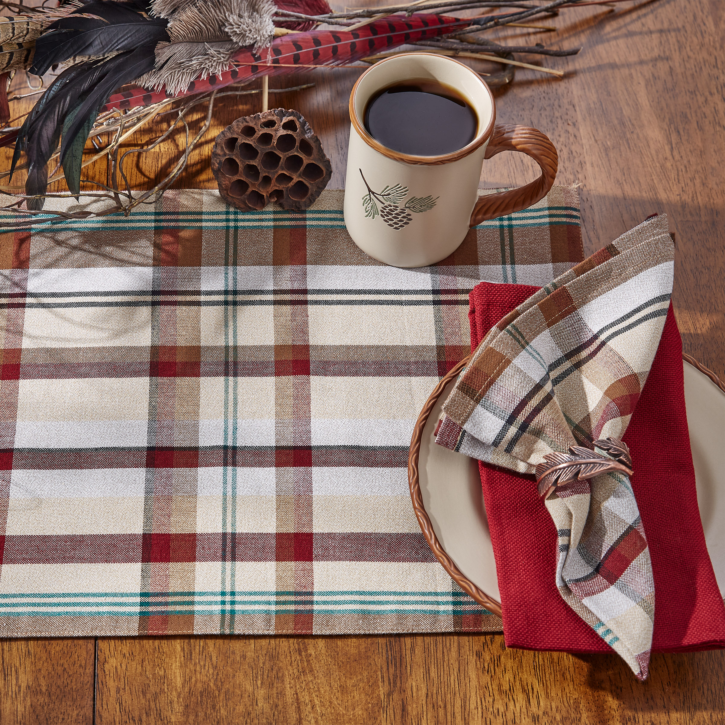 Park Designs Gamekeeper Plaid Placemat Set of 4