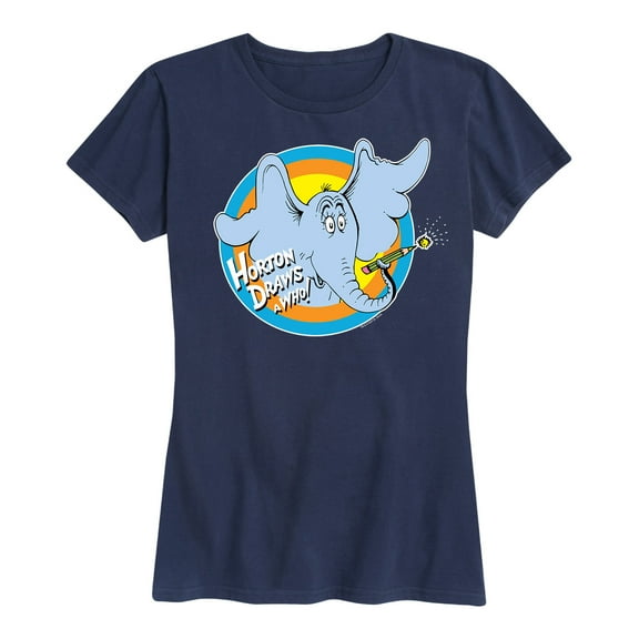 Dr. Seuss - Horton Draws A Who - Women's Short Sleeve Graphic T-Shirt