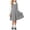 Gray, variant on XRoczxe Girls Pleated Jumper Dress, Sleeveless A-Line School Uniform Pinafore, Classic Round Neck Swing Skirt for Kids Daily Wear & Parties