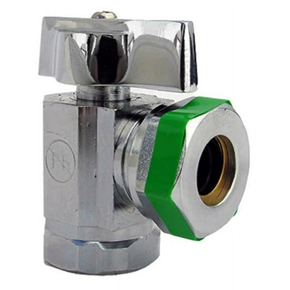 06-9221 0.5 in. Female Pipe Thread x 0.44 in. Angle Stop Valve