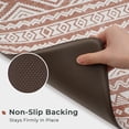thumbnail image 5 of Anti Fatigue Kitchen Mats for Floor 2 Piece Set, Waterproof & Non-Skid Boho Kitchen Rugs, Cushioned Kitchen Mat for Standing Washable Comfort Desk Kitchen Runners, 17x30+17x47, 5 of 6