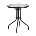 thumbnail image 2 of Bowery Hill 3 Piece Rattan/Metal Round Patio Bistro Set in Black, 2 of 8