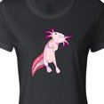 thumbnail image 4 of Inktastic Axolotl Says Hello Cute Salamander Women's T-Shirt, 4 of 5