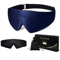 FACEMOON Premium Bluetooth Sleep Eye Mask Headphones 3D Design for Sound Sleep Comfortable Fit