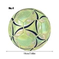 thumbnail image 4 of Eigraketly Fútbol luminoso con patrón de moda para entrenamiento nocturno Entrenamiento de fútbol de tamaño estándar Ropa Deportiva, Zapatos TYPE1, 4 of 6