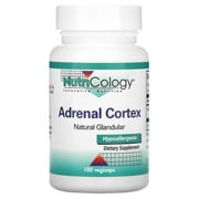 NutriCology Adrenal Cortex Glandular - Stress Energy Adrenal Support - 100  Veg