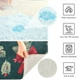thumbnail image 3 of Yayeee Bath Rug for Bathroom Floor Non Slip Rectangle Fluffy Soft Absorbent Mat, 16"x24", Green Christmas Candy Canes, 3 of 7