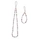 thumbnail image 1 of 2pcs Beads Crystal Teléfono Lanyard Creativo Delicado Teléfono Cuerda Chic Decoración del teléfono, 1 of 8