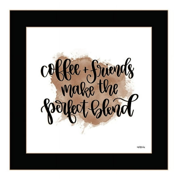 Coffee   Friends by Imperfect Dust Print Wall Art Wood Multi-Color
