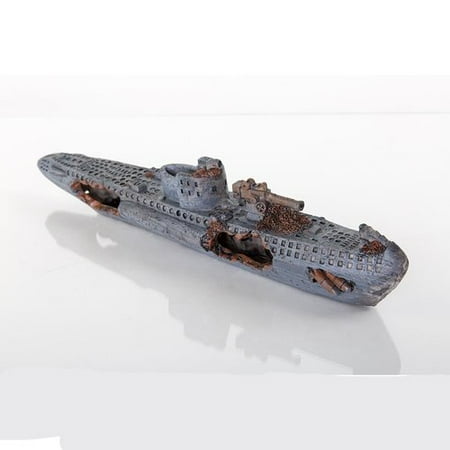 Sunken Village - BioBubble Decorative Sunken U-Boat, 15