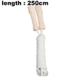 thumbnail image 2 of Jump Rope for Kids - Wooden Handle - Adjustable Cotton Braided Fitness Skipping Rope, 2 of 5