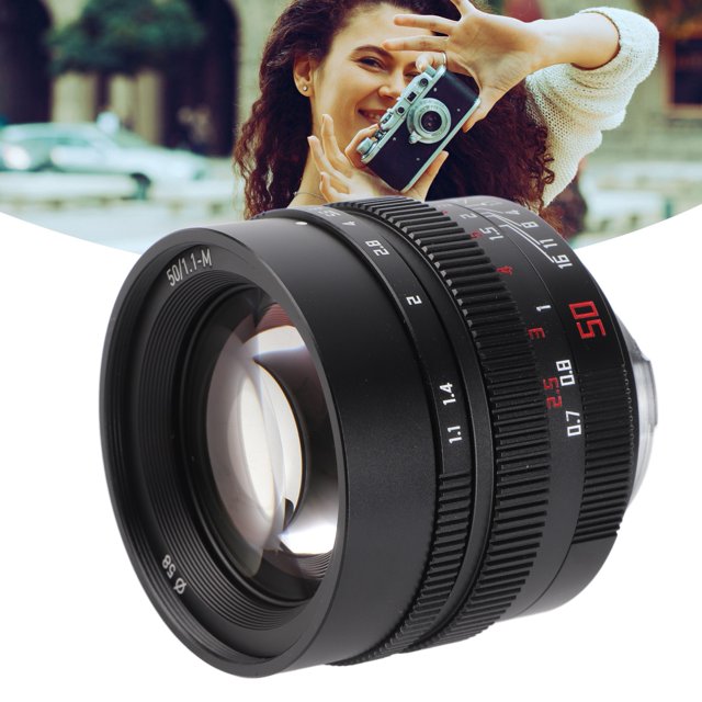 Lente De Cámara Con Montura M, Lente Principal De 50 Mm F1.1 De Gran Apertura Para Tomas De Paisajes