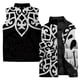 thumbnail image 5 of Chaqueta sin mangas con cuello alto para hombre, chaleco con estampado de arte abstracto en 3D, para deportes al aire libre, resistente al viento, con bolsillo y cremallera, nuevo estilo 2024, 5 of 5