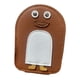 thumbnail image 5 of Cartera para tarjetas de crédito de PU, portátil, con cierre de cremallera y diseño de pingüino Marrón, 5 of 9