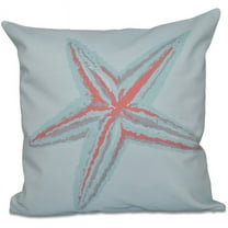 Simply Daisy Coastal Print Decorative Pillow, 16" x 16"