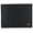 Black, variant on Swiss Marshall Mens Leather RFID Bifold Wallet 2 ID Windows Divided Bill Section