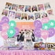 thumbnail image 4 of Decoraciones para fiestas de cumpleaños de Bts, suministros de cumpleaños de Kpop para fanáticos de Bangtan Boys que incluyen globos de decoración para pasteles con pancarta de feliz cumpleaños d, 4 of 5