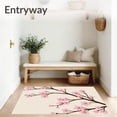 thumbnail image 3 of ODIKA 4' x 6' Machine Washable Non-Slip Area Rug, Japanese flower High Traffic Rug, Pink, 623969, 3 of 7