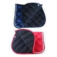 thumbnail image 1 of Paquete de 2 almohadillas para silla de ecuestre almohadilla para almohadilla para a + azul Cola Mantilla de caballo inglés, 1 of 8