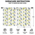 thumbnail image 2 of Blackout Kids Curtains,Dinosaur with Rrrr Pattern Childrens Insulated Curtains Set Of 2,Bedroom Essentials,Toddler Room Decor 42"x54", 2 of 5