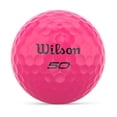 thumbnail image 2 of 2023 Wilson 50 Elite Golf Balls, Pink, 12pk, 2 of 3