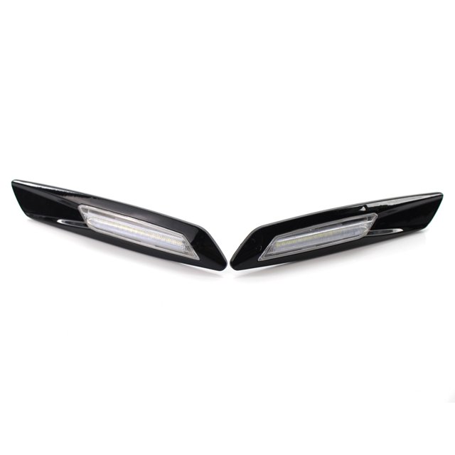 Speravity 1 par de luces LED laterales de plástico, indicador de luz de señal de giro automático de advertencia desmontable profesional, reemplazo para Bombillas para automóviles Speravity VI002209-00B