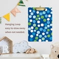 thumbnail image 4 of FORMRS Acrylic Clipboard with Low Profile Clip Standard A4 Letter Size, 12.5" x 9", Blue Dots, 4 of 8