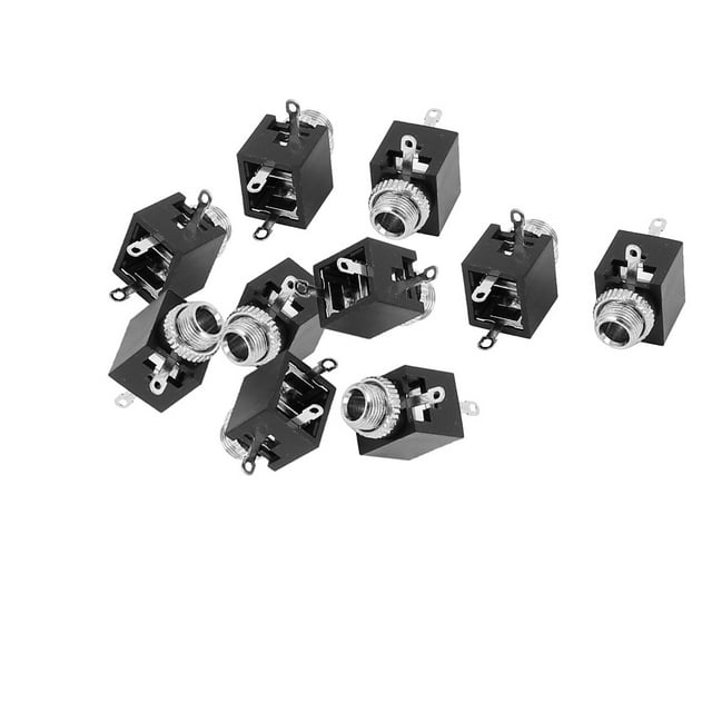 Conector Enchufe Jack de MONTAJE EN PCB 3 Terminal de alimentación DC 3.5mm hembra Audio Unique Bargains