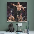 thumbnail image 4 of Khabib Nurmagomedov Poster Boxer Art Posters Wall Art Canvas Print Home Decoration Canvas Wall Art Poster Decorative Bedroom Modern Home Print Picture Artworks Posters 28x28inch(70x70cm), 4 of 5
