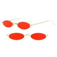 thumbnail image 3 of WHAMVOX Lunettes de Soleil Rétro pour Hommes Monture Ovale Verres Dorés 1Pcs Protection UV, 3 of 8