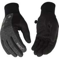GLOVES WOMEN'S BLK/GRY M (Pack of 1)