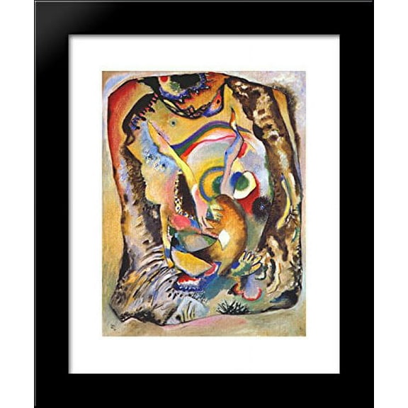 Painting on light ground 20x24 Framed Art Print by Wassily Kandinsky