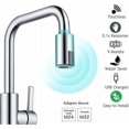 thumbnail image 2 of CHAO Grifo inteligente sin contacto de 41mm(l)41mm(w)79mm(h) con sensor de movimiento, ahorro de agua, grifo para baño, cocina, apto para plata, 2 of 4