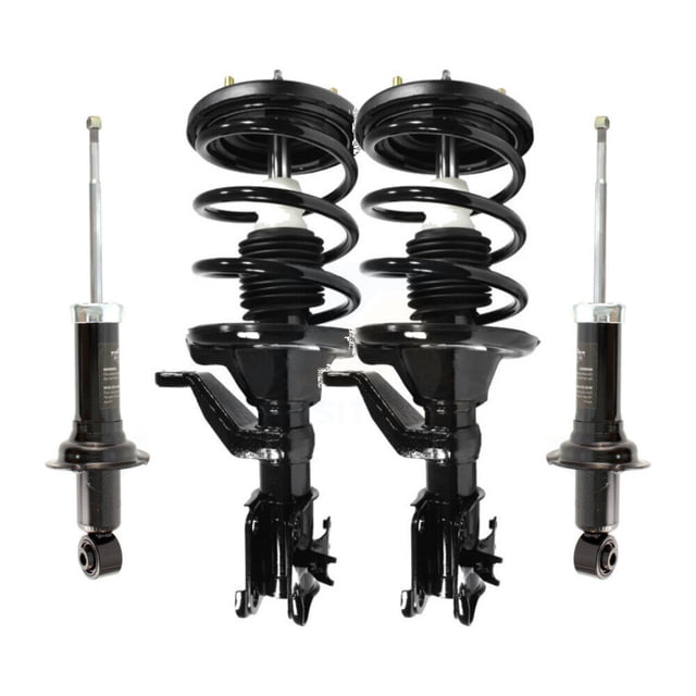 Transit Auto Front Rear Complete Suspension Shocks Strut and Coil Spring Mount Assemblies Kit for Car Honda Civic Excludes Hybrid Si Models - Left Right Side (Driver Passenger) K78M-100323