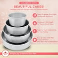 thumbnail image 3 of Crown Moule à Gâteau de 4 Pouces, Profondeur de 3 Pouces, Robuste, Chauffage Uniforme, Aluminium Pur, 3 of 7
