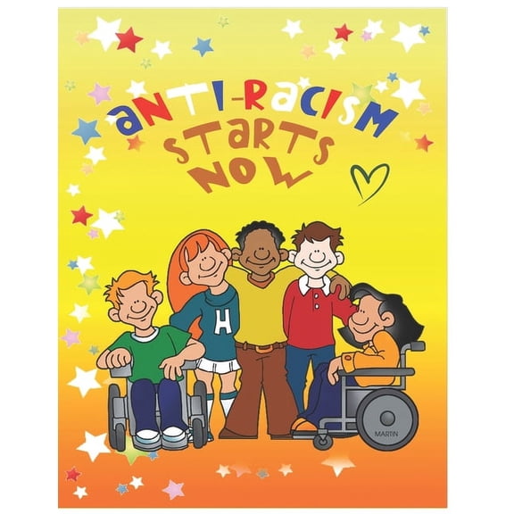Antiracism starts now: coloring book for kids, (Paperback)