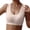 Light Pink, variant on Wang6 Womens Plus Size Wireless Sports Bras Seamless Lace Trim Ribbed Everyday Bras Running Gym Yoga Bralettes T Shirt Bra Orange XL