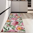 thumbnail image 4 of Pioneer Flower Floral Print Pattern Kitchen Rug Mat,Kitchen Runner Rugs Non Skid Washable,Decorative Kitchen Floor Mats for Kitchen,Sink,Laundry,17"X47", 4 of 5