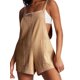 thumbnail image 1 of Lucakuins, mono corto de verano para mujer, mono de tirantes finos sin mangas de Color sólido, pantalones con tirantes informales Lucakuins moda, 1 of 4