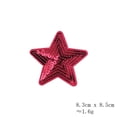 thumbnail image 2 of Pegatinas de tela con forma de corazón con lentejuelas bordadas por computadora, parches de tela con forma de estrella de cinco puntas, parches para ropa, pegatinas de tarjetas, 2 of 6