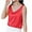 #Red, variant on Otvok Womens Summer Vest Casual and Fashionable Solid V Neck Sleeveless Top Tank