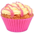 thumbnail image 1 of Reusable Silicone Non-Stick Baking Cups Cake Molds Kitchen Accessories DIY Cake Making Tools - Set of 10 (Rose Red), 1 of 5
