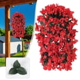 thumbnail image 2 of Artificial Flowers Plants for Outdoor Decoration, 28In Long Trailing Vines Realistic Hanging Plants, Uv Resistant Fake Flowers for Front Door Porch Planter Patio Balcony Garden Decor, 2 of 9