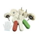thumbnail image 2 of 6 discos de pulido, accesorios para herramientas rotativas, herramientas de limpieza, 1 par de guantes para limpiar cubos de ruedas de madera, resina, 2 of 8