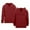 Red, variant on QUOTAY Boys Hoodies Sweatshirts for Kids Solid Color Zip Up Pullover with Pocket Long Sleeve Casual Outerwear for School and Activities Boys Zip Up Hoodie Black,3-4 Years