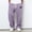 X-339Purple, variant on ZHOGXU Mens Casual Pants Drawstring Elastic Waisted Solid Color Straight Fit Comfortable Trousers With Pockets For Daily Wear Black L