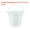 White, variant on Uxcell 2.4"x2" Small Metal Buckets Mini Galvanized Bucket Colorful Easter Buckets White 8 Pcs